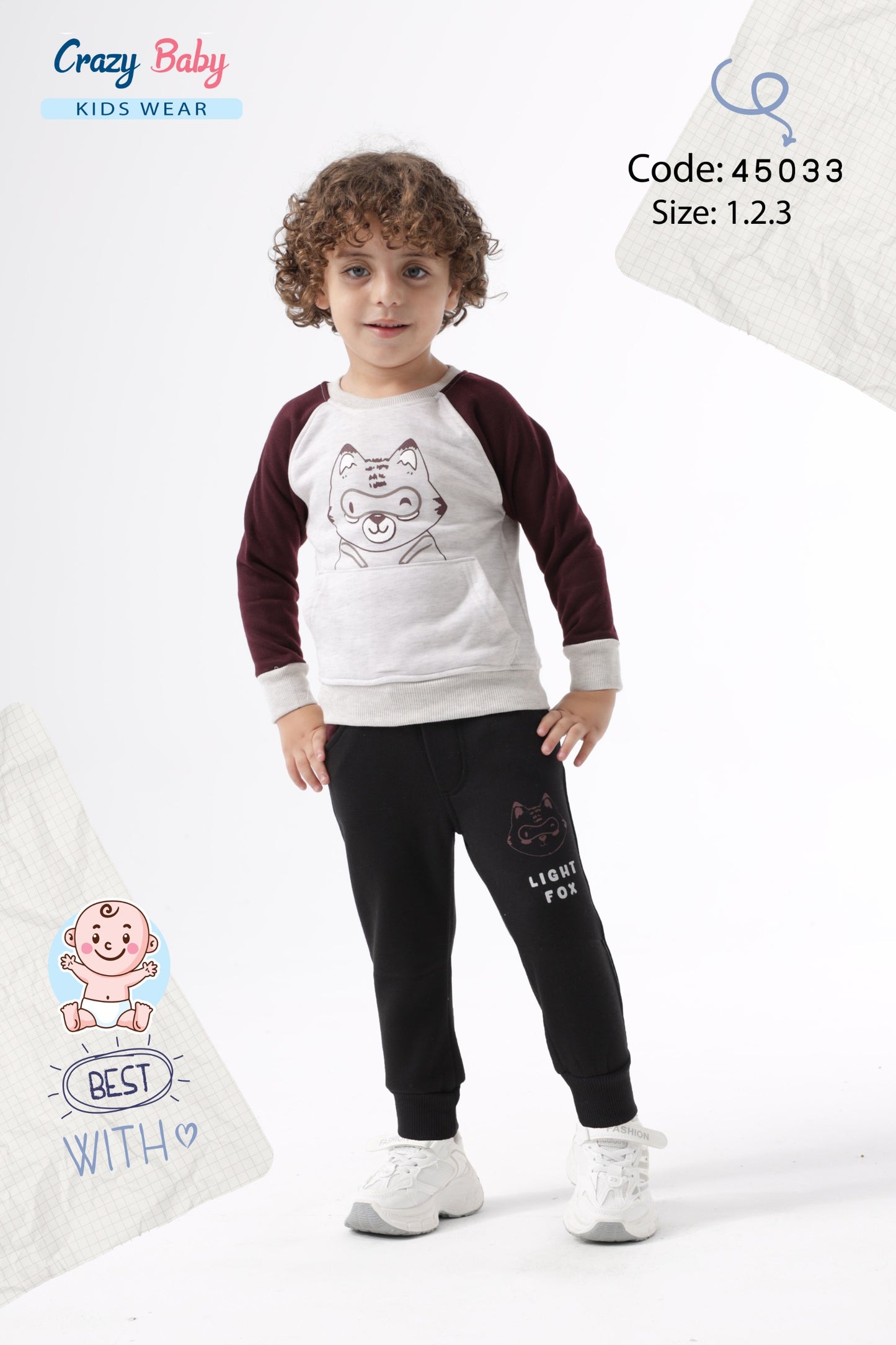 طقم ميلتون معالج ولادي 45033